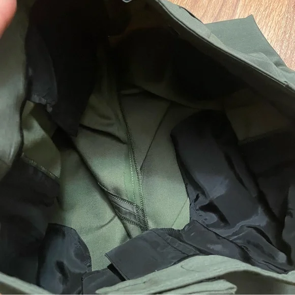 Lafayette 148 Clinton Dill Green Pickstitch Cuff Pants Trousers size 2